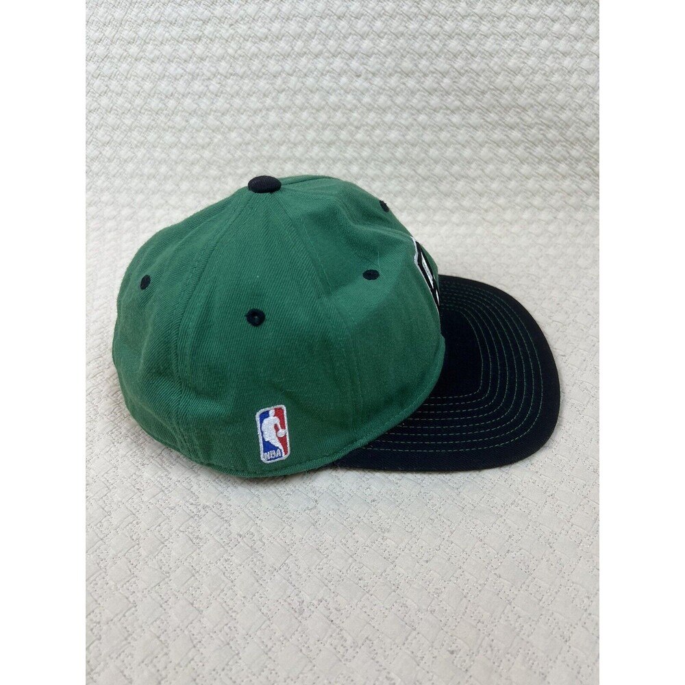 Boston Celtics Baseball Hat Adidas Flatbrim Flex Fit Climalite On Court | S/M - Picture 4 of 11